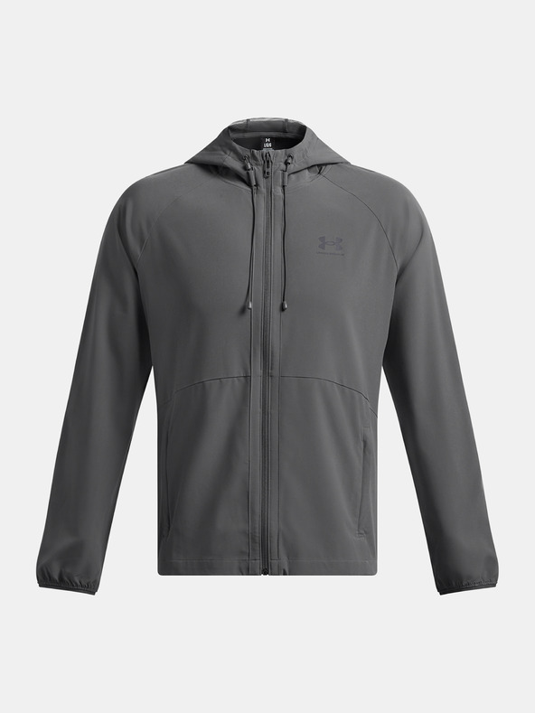 Under Armour Pánská bunda Under Armour UA Stretch Wvn WindbreakerEU-GRY