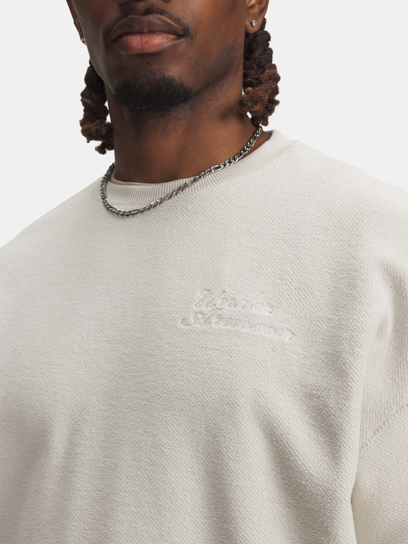 Under Armour Pánská mikina Under Armour UA Icon Rev Terry Crew-WHT
