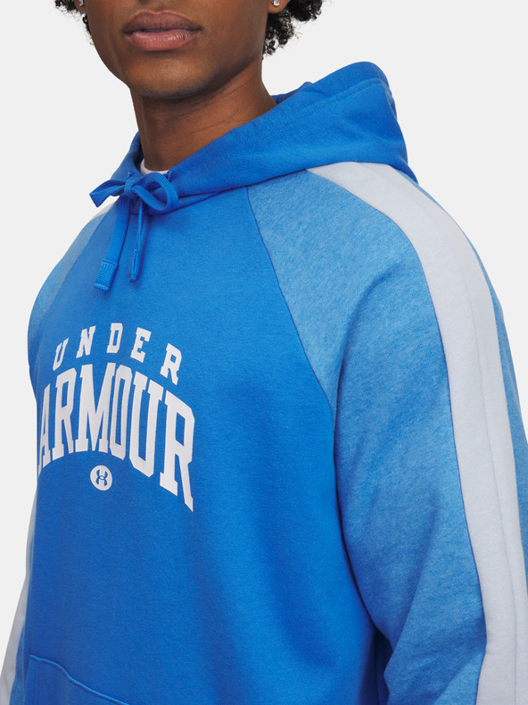 Under Armour Pánská mikina Under Armour UA Rival Flc CB Hood-BLU