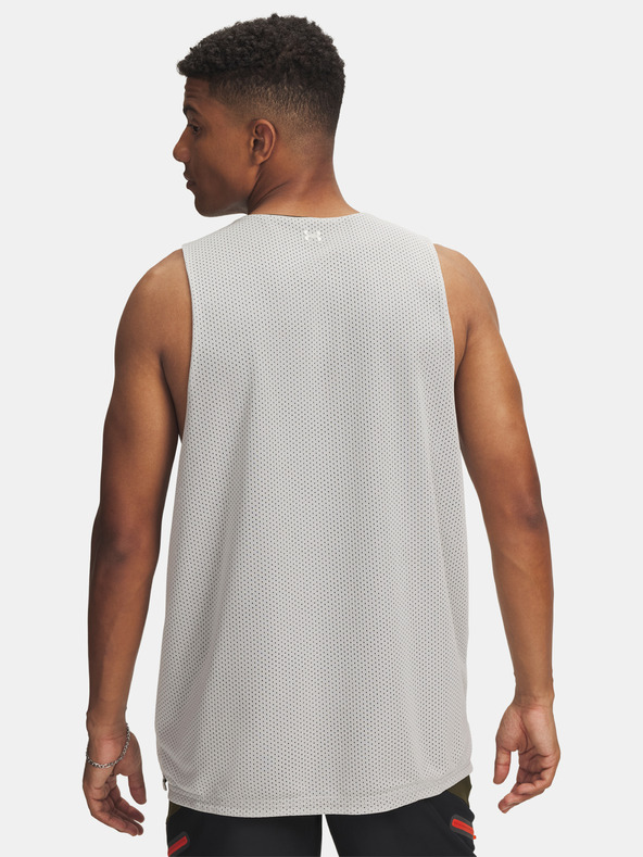 Under Armour Pánské tílko Under Armour UA M Courtside Reversble Jsy-WHT