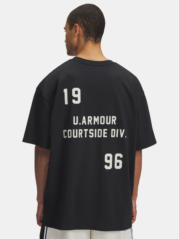 Under Armour Pánské tričko Under Armour UA M HWT OS Hoops Courtside-BLK