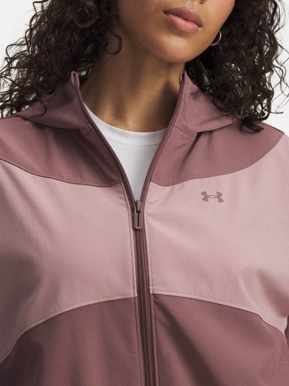 Under Armour Dámská bunda Under Armour UA Rival Woven Jkt HD-BRN