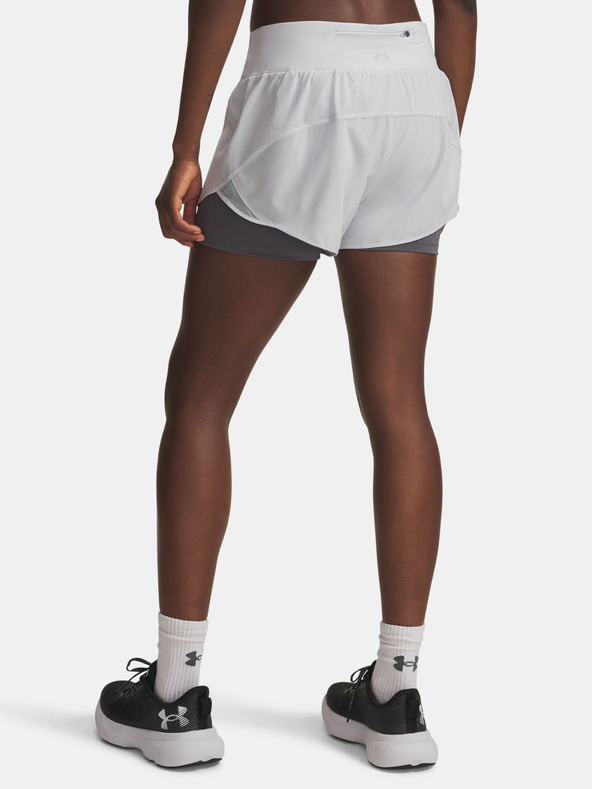 Under Armour Dámské kraťasy Under Armour UA Launch Pro 3in 2in1 Shorts-GRY
