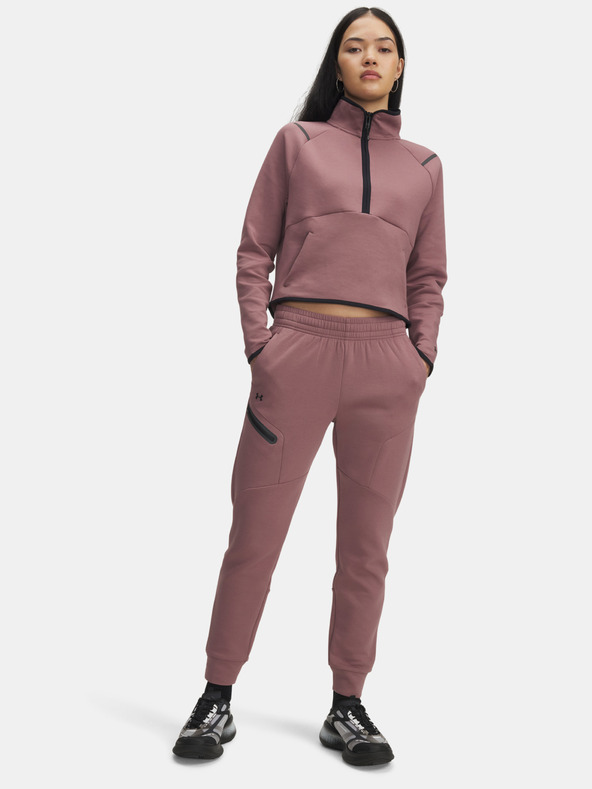 Under Armour Dámské tepláky Under Armour Unstoppable Flc Jogger-BRN