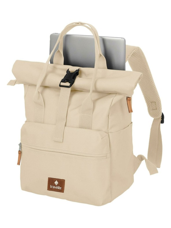Travelite Batoh Travelite Basics Short Handle Roll-up Off-white