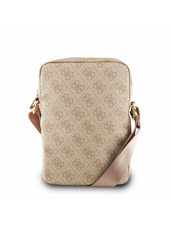 Guess Guess PU 4G Triangle Logo Taška 8" Pink