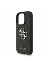 Guess Guess PU 4G Metal Logo Strap Zadní Kryt pro iPhone 16 Pro Max Black