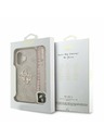 Guess Guess PU 4G Metal Logo Strap Zadní Kryt pro iPhone 16 Pink