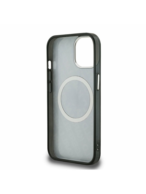 Karl Lagerfeld Karl Lagerfeld IML K&CH Heads Repeated Logo MagSafe Zadní Kryt pro iPhone 15 Black
