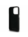 Karl Lagerfeld Karl Lagerfeld Grained PU K&CH Heads Zadní Kryt pro iPhone 15 Pro Max Black
