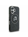 Karl Lagerfeld Karl Lagerfeld IML K&CH Heads Repeated Logo MagSafe Zadní Kryt pro iPhone 16 Black