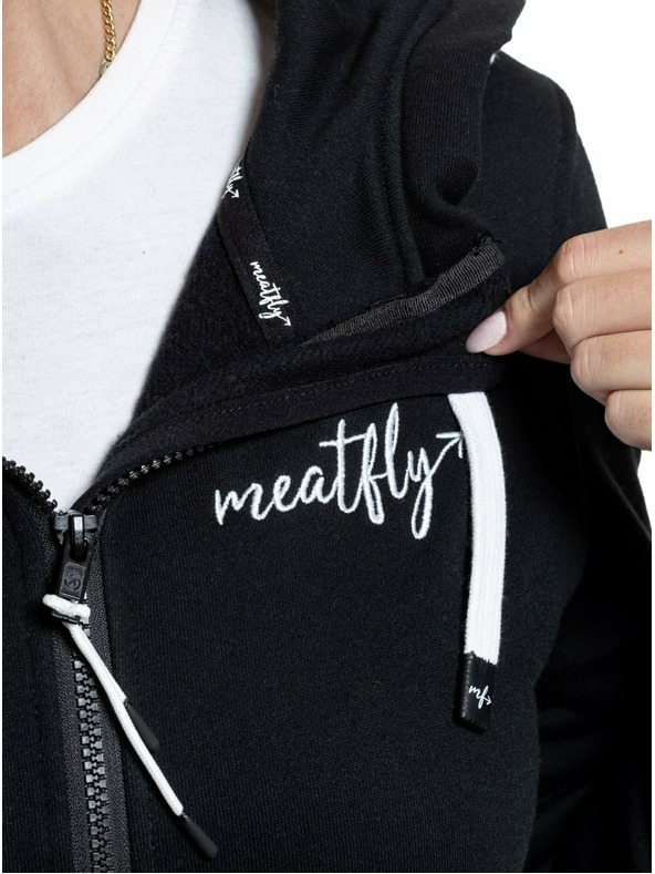 Meatfly Meatfly dámská mikina Clair Black | Černá | Velikost