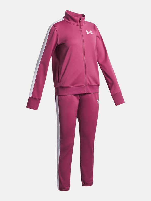 Under Armour Dívčí souprava Under Armour UA Knit Track Suit-RED