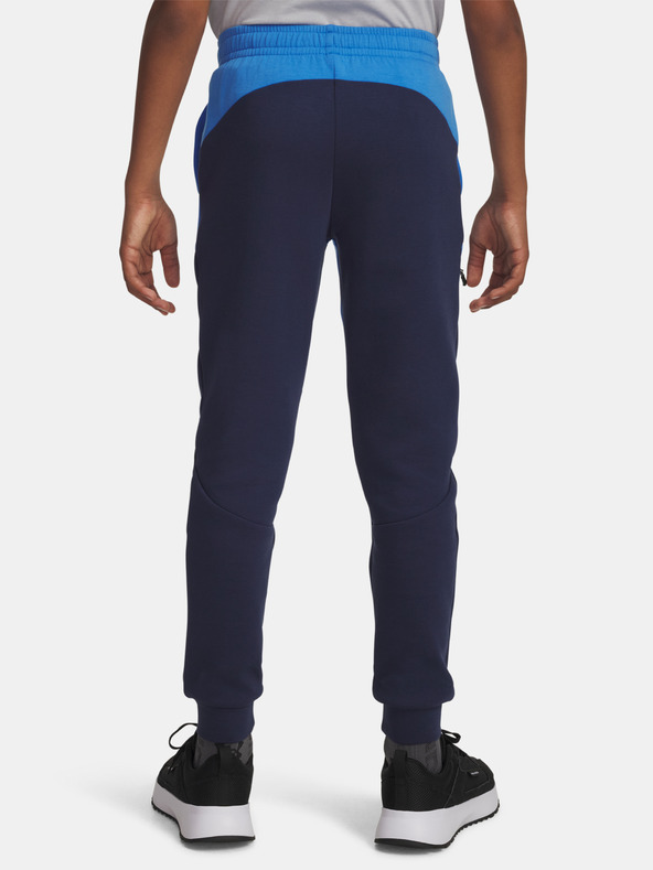 Under Armour Chlapecké tepláky Under Armour UA B Unstoppable Flc Jogger-BLU