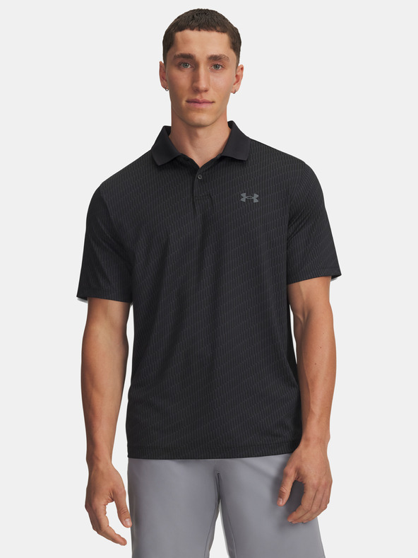 Under Armour Pánské tričko Under Armour UA Matchplay Printed Polo-BLK