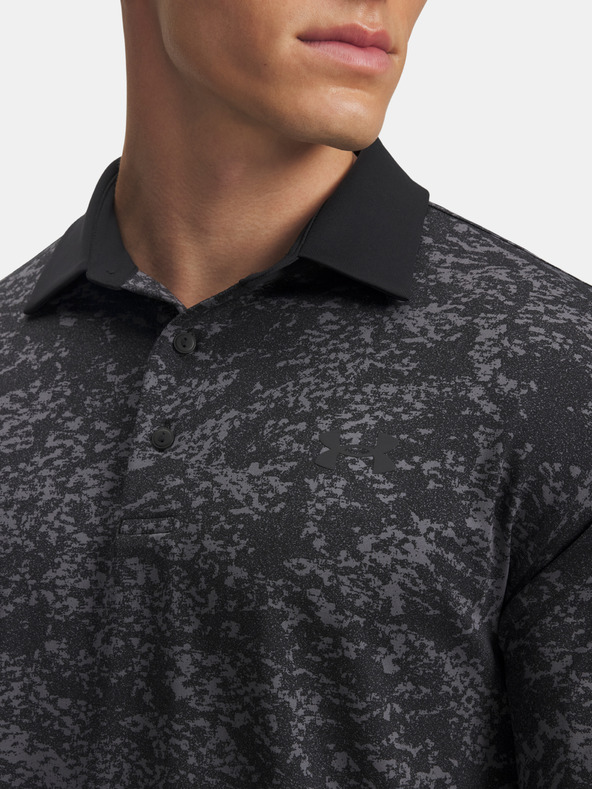Under Armour Pánské tričko Under Armour UA Playoff 3.0 Printed Polo-BLK