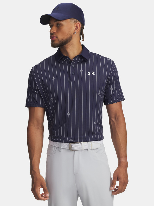 Under Armour Pánské tričko Under Armour UA Playoff 3.0 Printed Polo-BLU