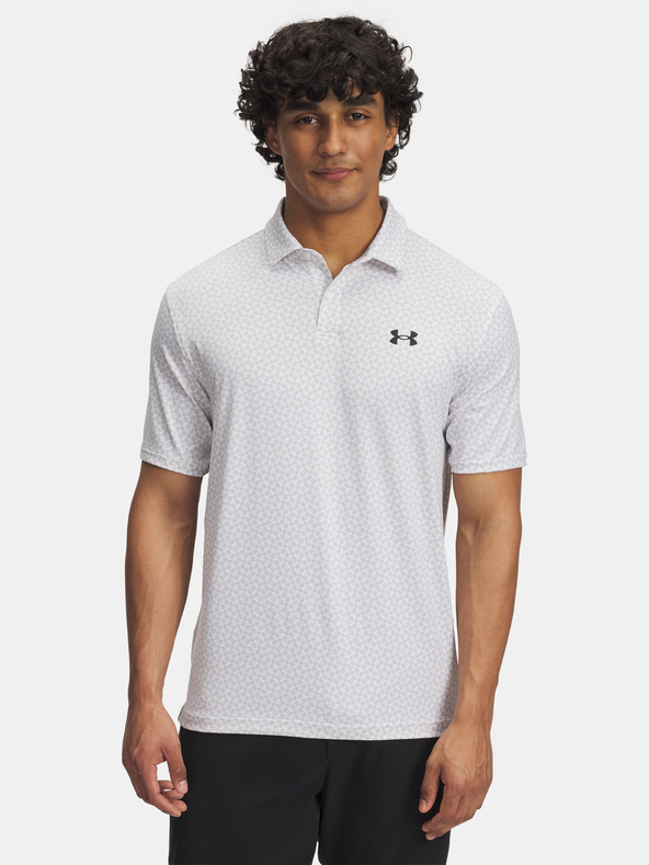 Under Armour Pánské tričko Under Armour UA T2G Printed Polo-WHT