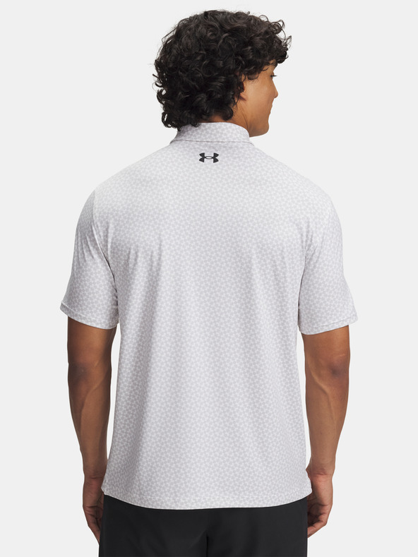 Under Armour Pánské tričko Under Armour UA T2G Printed Polo-WHT