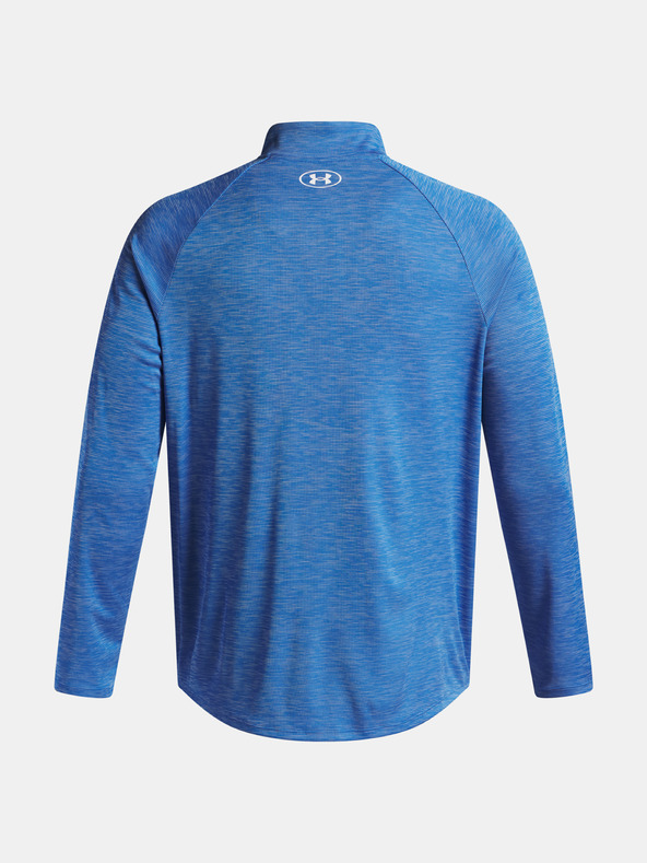 Under Armour Pánské tričko Under Armour UA Tech Textured 1/2 Zip-BLU