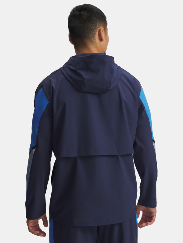 Under Armour Pánská bunda Under Armour UA Velociti Storm Hooded Jkt-BLU