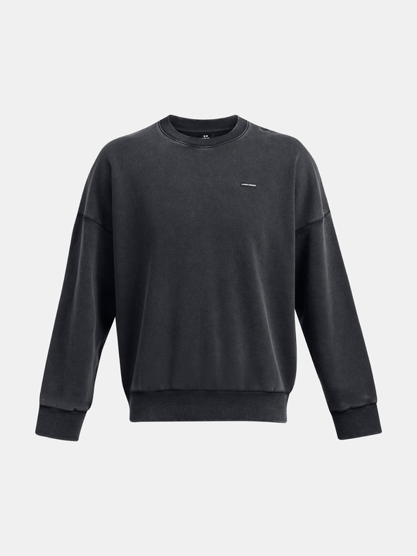 Under Armour Pánská mikina Under Armour UA Icon HWT Flc Wash OS Crew-BLK