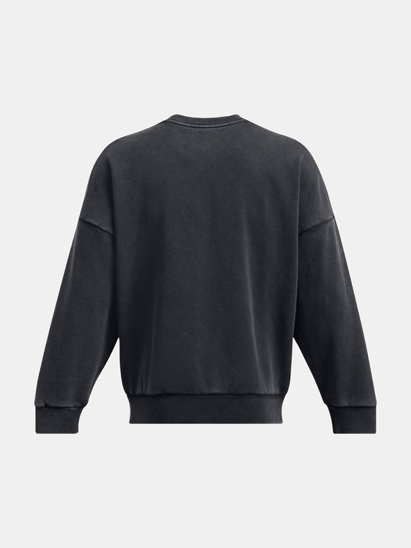 Under Armour Pánská mikina Under Armour UA Icon HWT Flc Wash OS Crew-BLK
