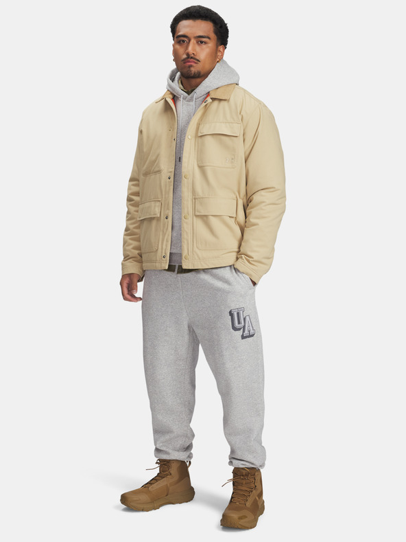 Under Armour Pánská mikina Under Armour UA Icon Flc Graphic Top-GRY