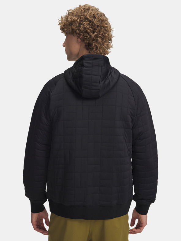 Under Armour Pánská mikina Under Armour UA Unstoppable Flc Txtr FZ-BLK