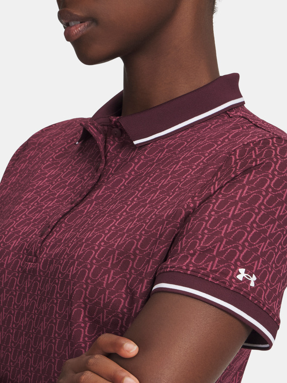 Under Armour Dámské tričko Under Armour UA Playoff Jacquard Polo-RED
