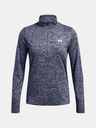 Under Armour Dámské tričko Under Armour Tech 1/2 Zip- Twist-BLU