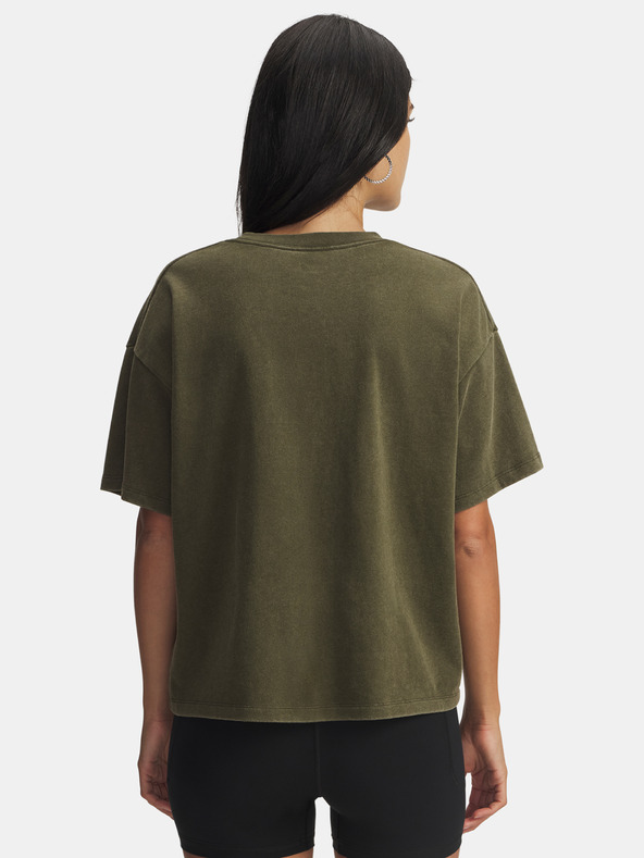 Under Armour Dámské tričko Under Armour UA HWT Boxy Wash SS-GRN