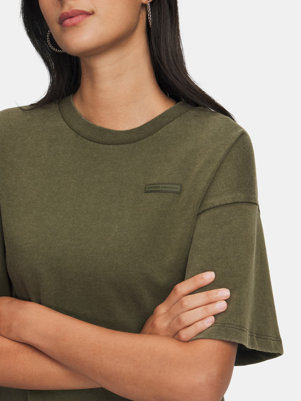 Under Armour Dámské tričko Under Armour UA HWT Boxy Wash SS-GRN