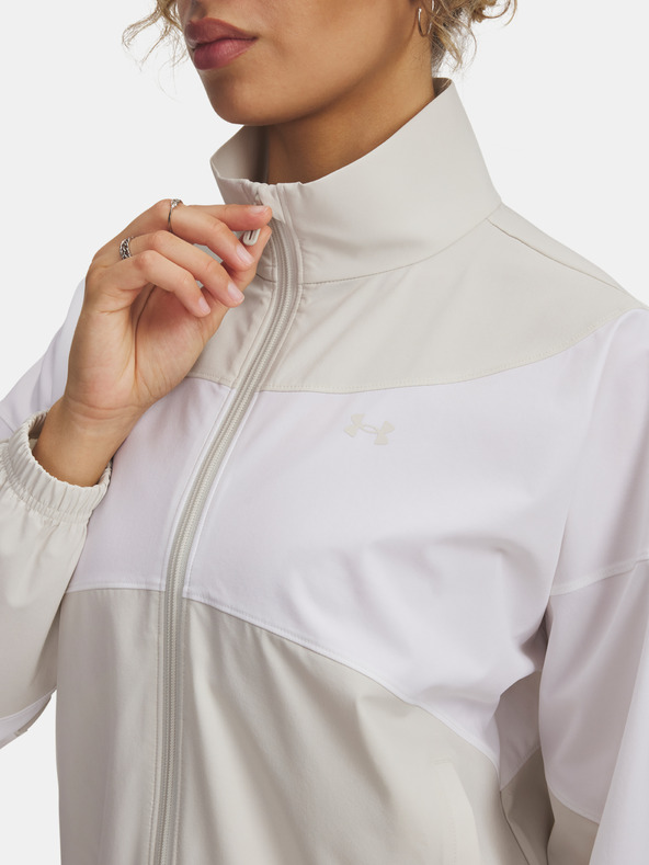 Under Armour Dámská bunda Under Armour UA Rival Woven Jacket-WHT