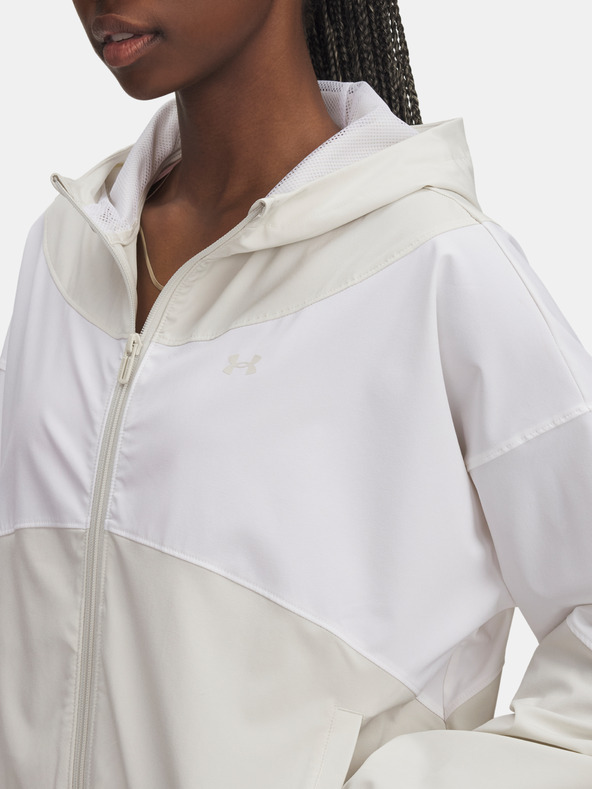 Under Armour Dámská bunda Under Armour UA Rival Woven Jkt HD-WHT