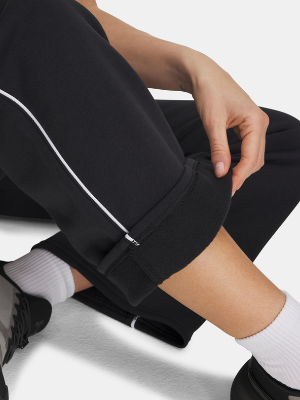 Under Armour Dámské sportovní kalhoty Under Armour UA Rival Flc Piped Pant-BLK