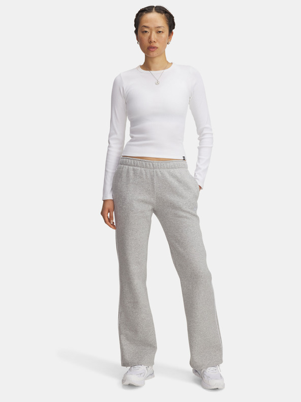 Under Armour Dámské sportovní kalhoty Under Armour UA Rival Flc Piped Pant-GRY