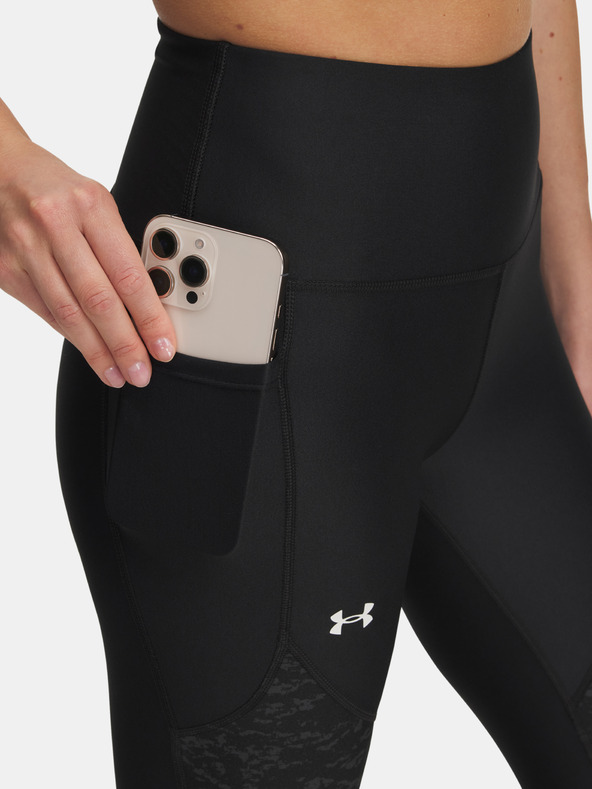 Under Armour Dámské legíny Under Armour Tech Print Panel Ankle Leg-BLK