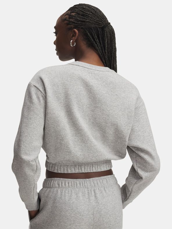 Under Armour Dámská mikina Under Armour UA Rival Fleece Piped Crew-GRY