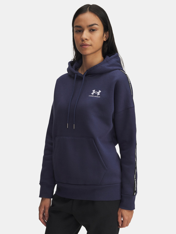 Under Armour Dámská mikina Under Armour Icon Fleece Taped Hdy-BLU