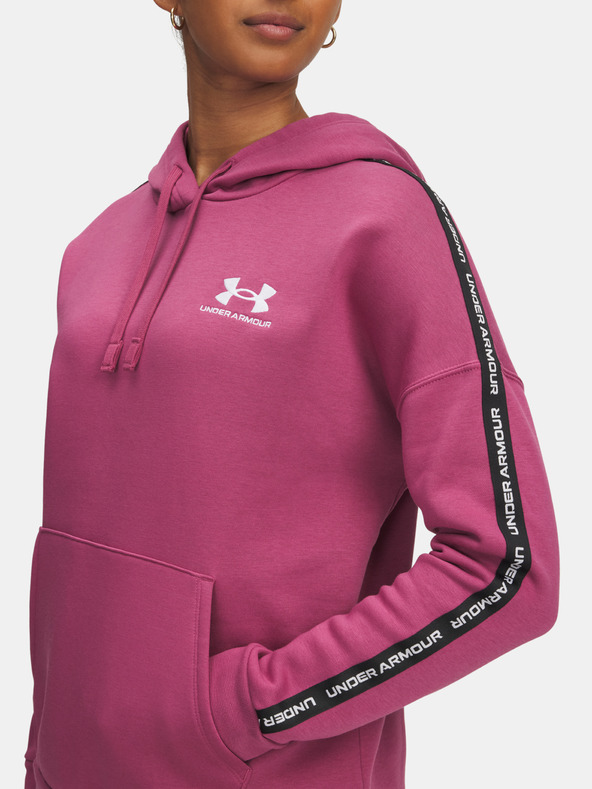 Under Armour Dámská mikina Under Armour Icon Fleece Taped Hdy-RED