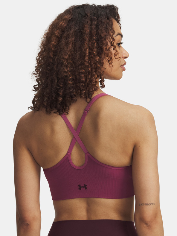 Under Armour Dámská podprsenka Under Armour Vanish Seamless Low Bra-RED