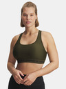 Under Armour Dámská podprsenka Under Armour Crossback Mid Bra-GRN