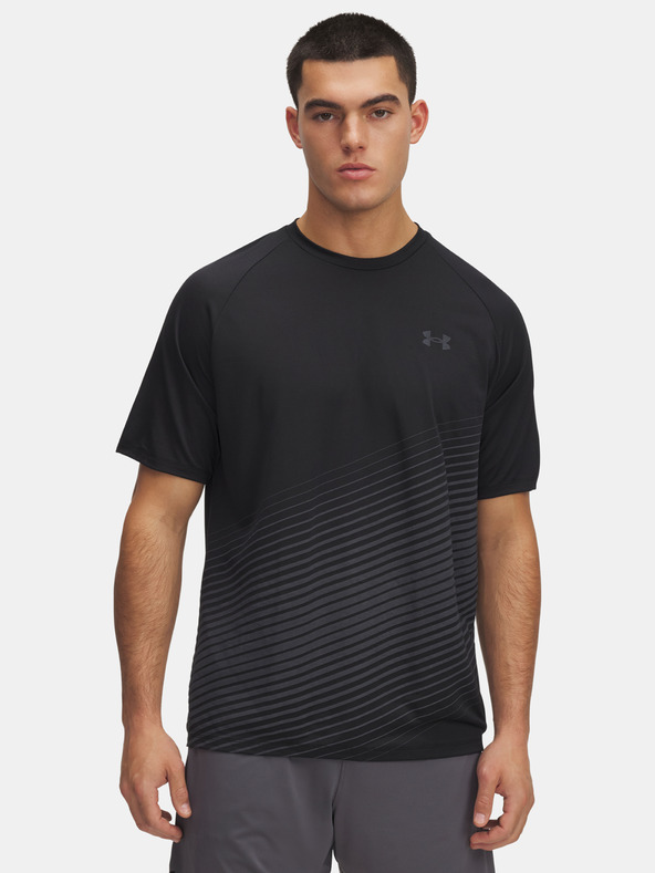 Under Armour Pánské tričko Under Armour UA Tech Fade SS-BLK