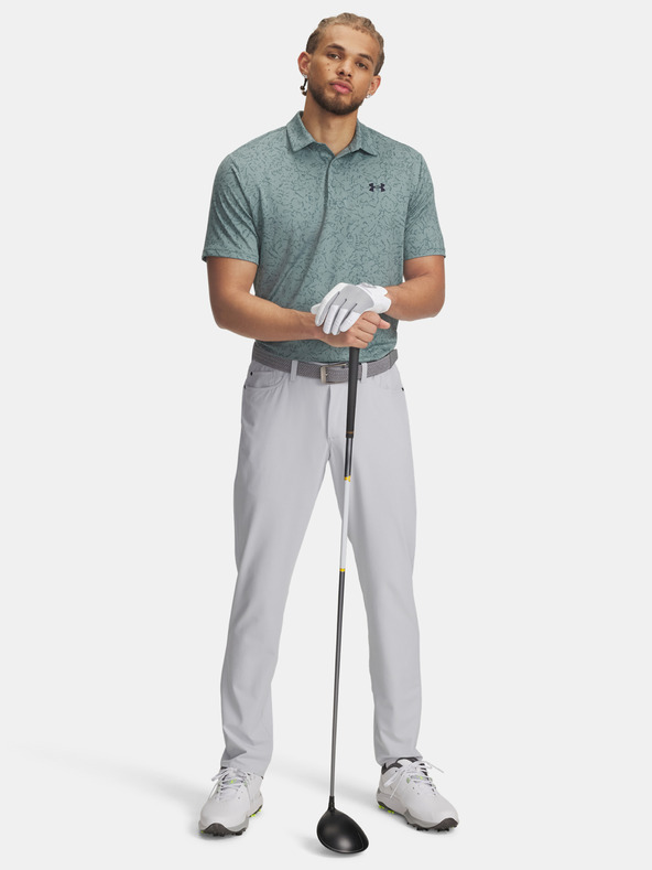 Under Armour Pánské tričko Under Armour UA Playoff 3.0 Printed Polo-GRN