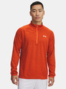 Under Armour Pánské tričko Under Armour UA Tech Textured 1/2 Zip-ORG