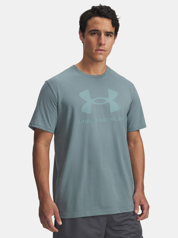 Under Armour Pánské tričko Under Armour UA SPORTSTYLE LOGO UPDATE SS-BLU