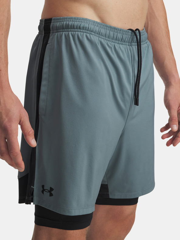 Under Armour Pánské kraťasy Under Armour UA Tech Vent 2in1 Short-BLU