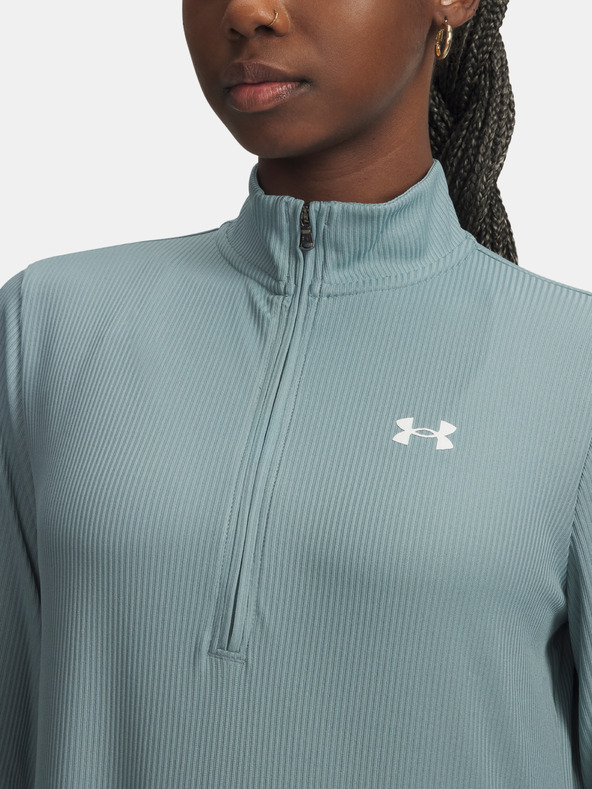 Under Armour Dámské tričko Under Armour Tech Rib 1/2 Zip-GRN