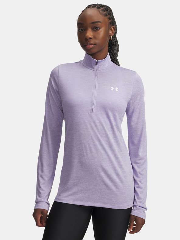 Under Armour Dámské tričko Under Armour Tech 1/2 Zip- Twist-PPL
